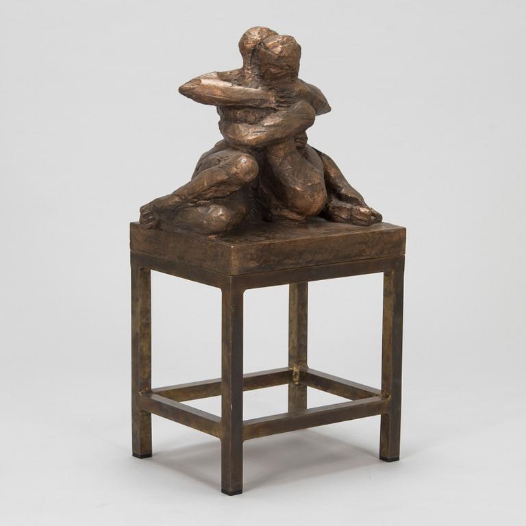 Taisto Martiskainen, skulptur, brons, signerad och daterad 1979.