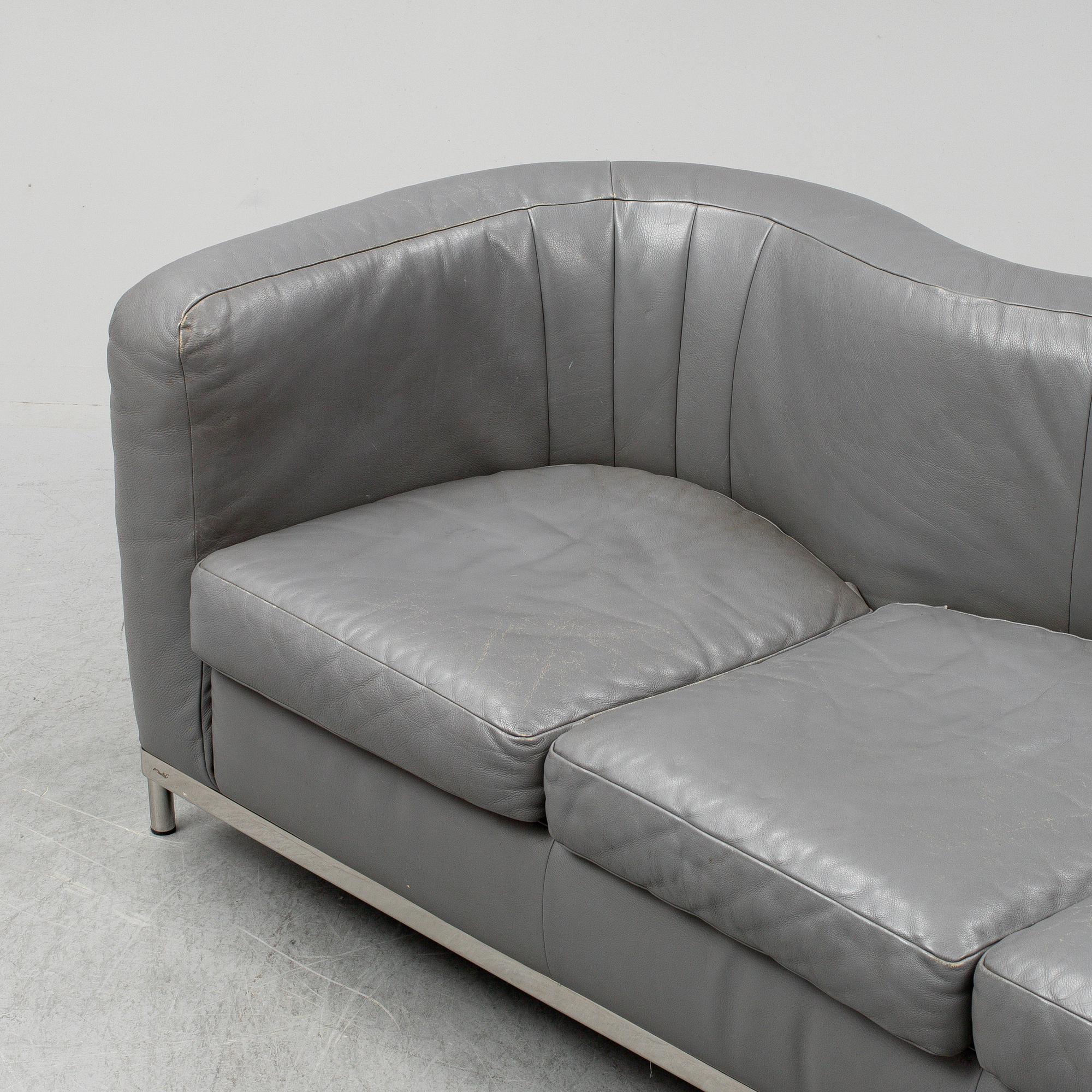 JONATHAN DE PAS, DONATO D. URBINO & PAOLO LOMAZOTTI, an 'Onda' sofa from Zanotta, Italy, model launched in 1985.