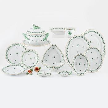 A 59-piece porcelain dinner service, Herend, Hungary, 1976.