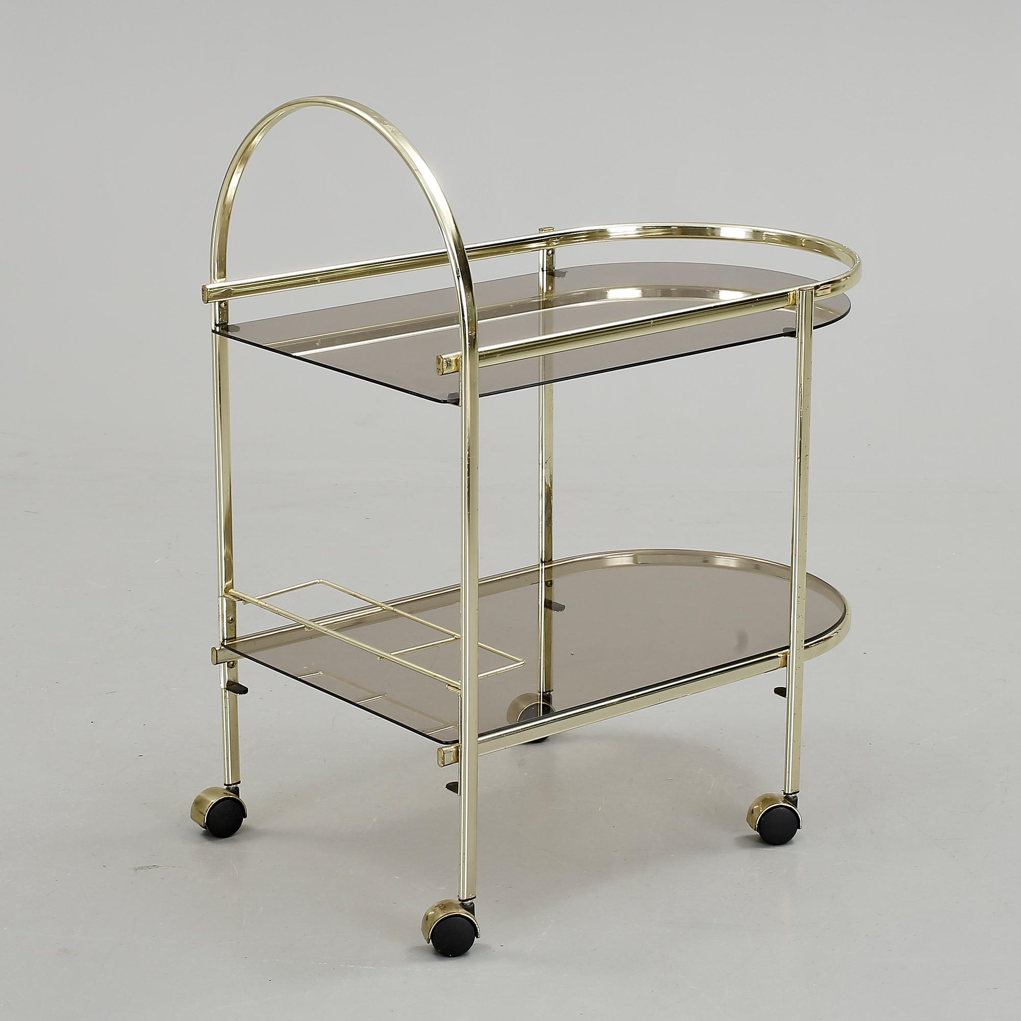 DRINKVAGN, metall, 1980/90-tal.