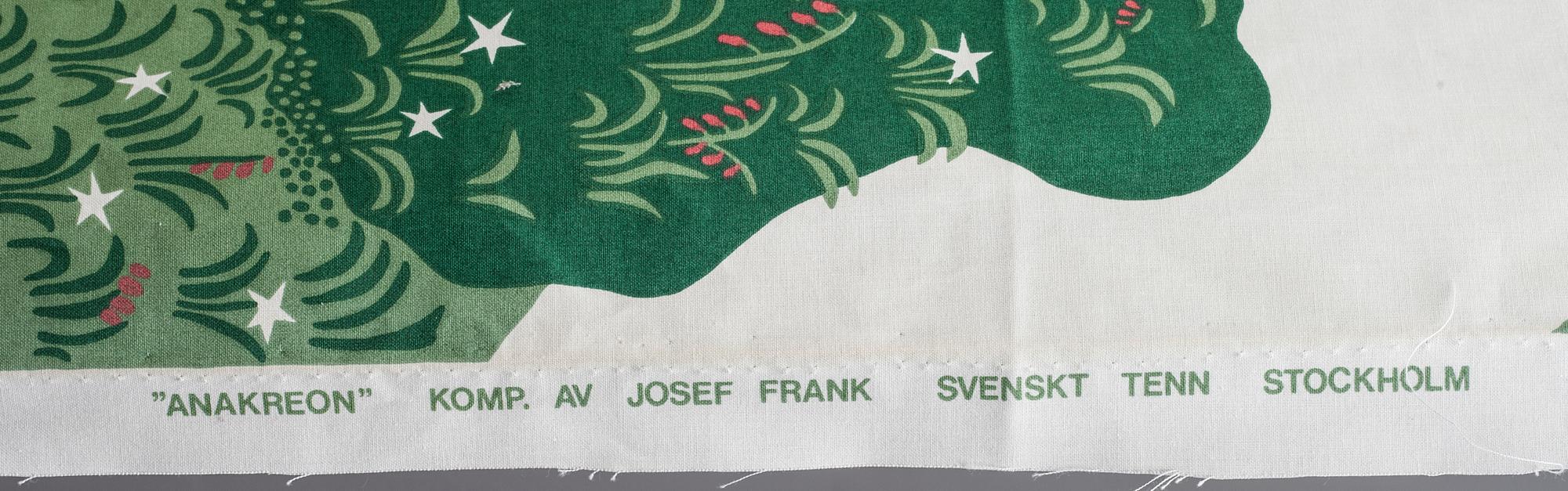 TYGLÄNGDER, 2 st Josef Frank för Firma Svenskt Tenn.