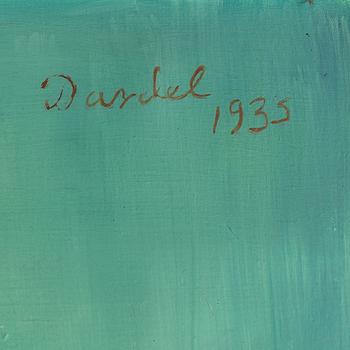 Nils Dardel, Nils von Dardel, olja på duk, signerad och daterad 1935.