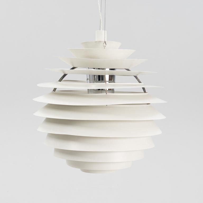 Poul Henningsen, a 'PH Globe/Louvre' ceiling lamp, Louis Poulsen, Denmark, 1985.