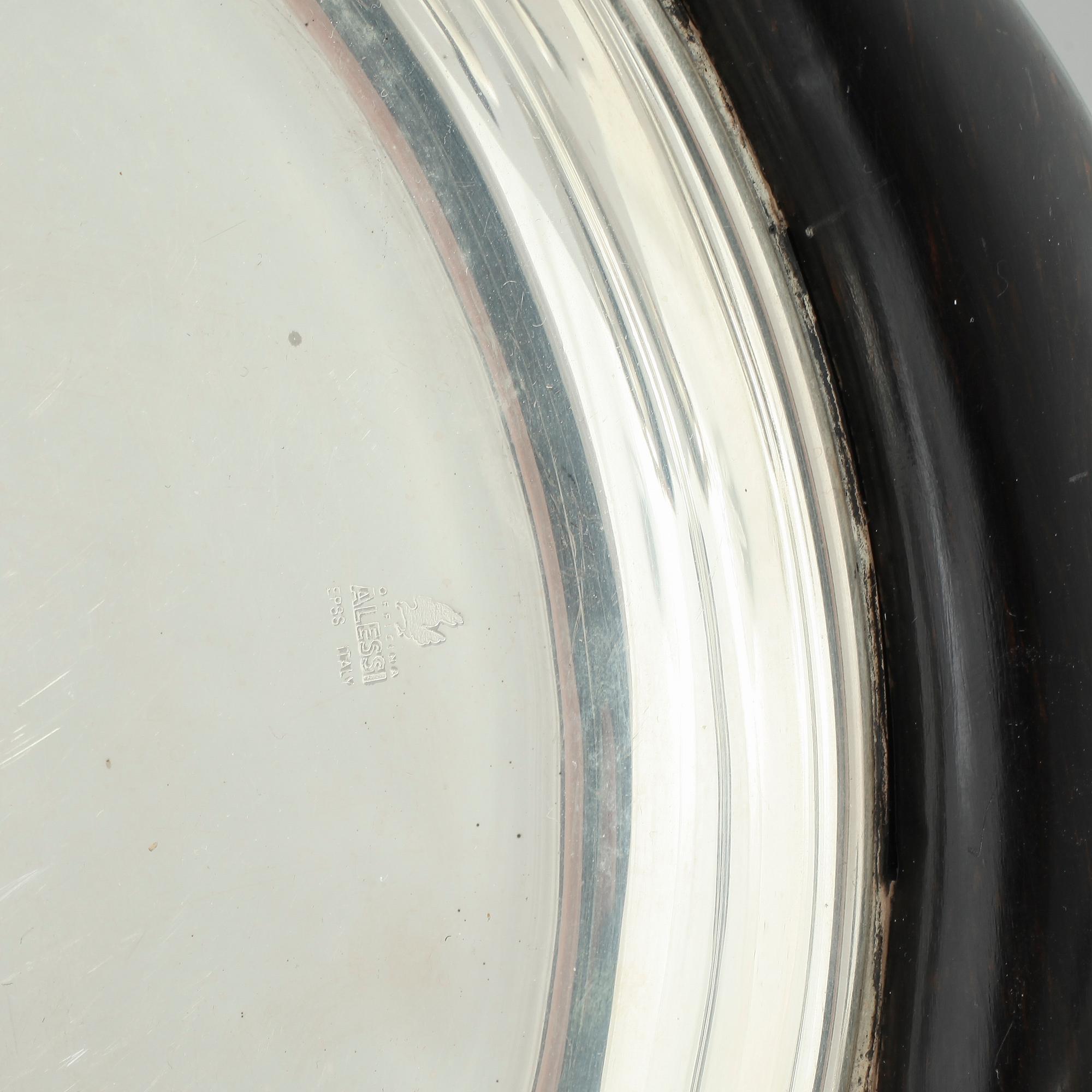 Coffee/tea servis, ALESSI 5 pieces, design Carlo Alessi, "Bombé".