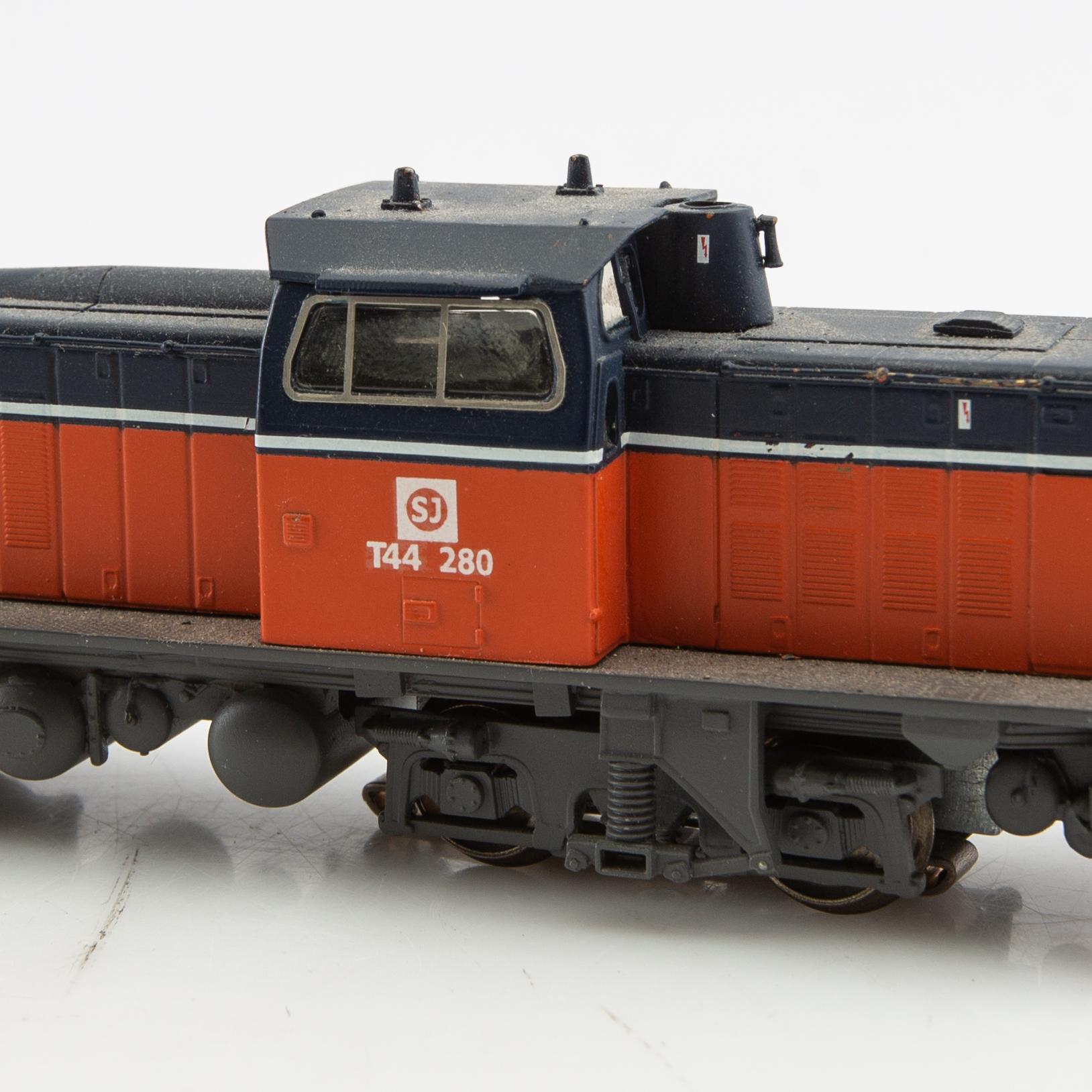 Diesel locomotive SJ T44 280 AC T44-B10 Jeco.