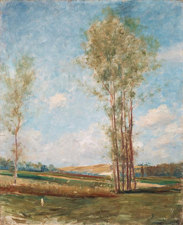 Carl Fredrik Hill, French landscape study.