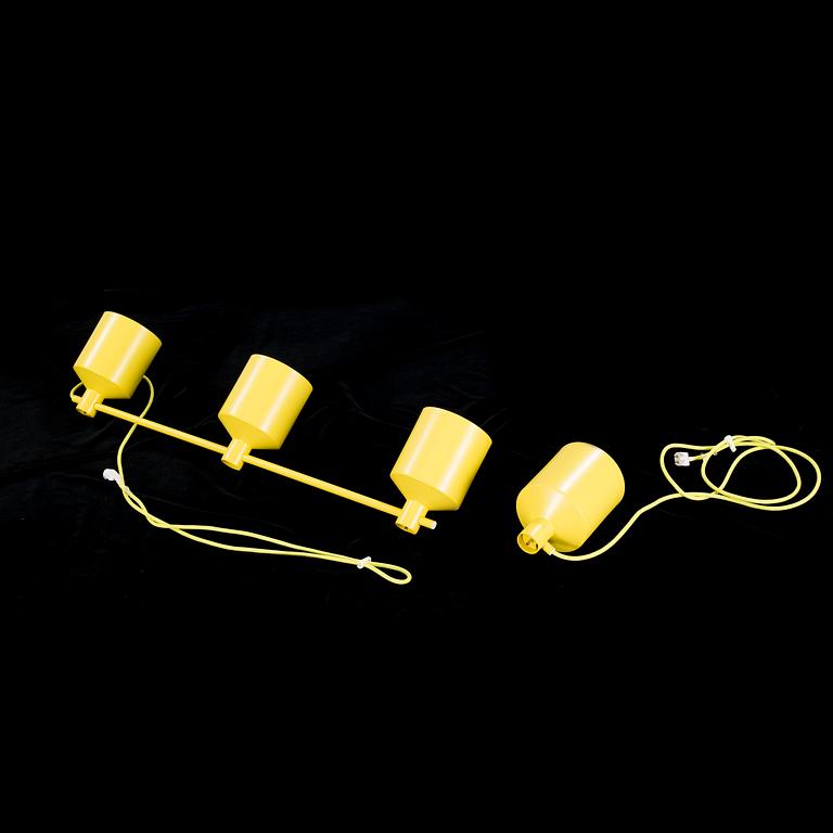 Two ceiling lamps from Zero, model "Silo", 21th century.