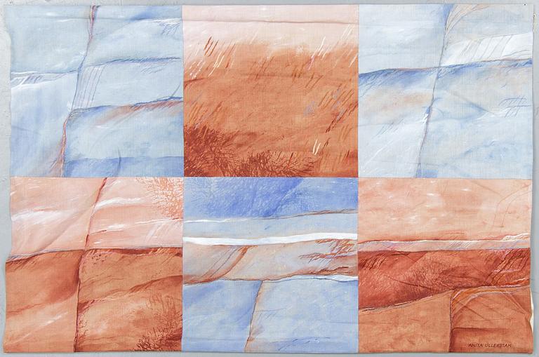 Anita Ullerstam, "Fragment", wallhanging, ca 105 x 156 cm, dated 1991.