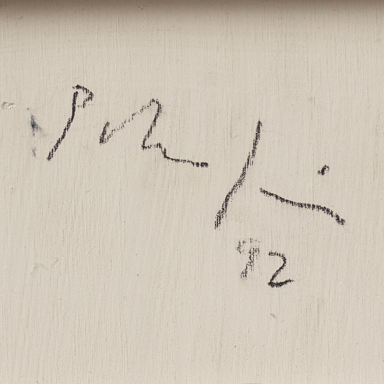 Peter Frie, oil on panel, signed and dated -92 on verso.