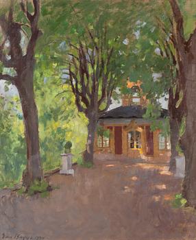 Eva Bagge, oil on papaer-panel, signed and dated 1944.