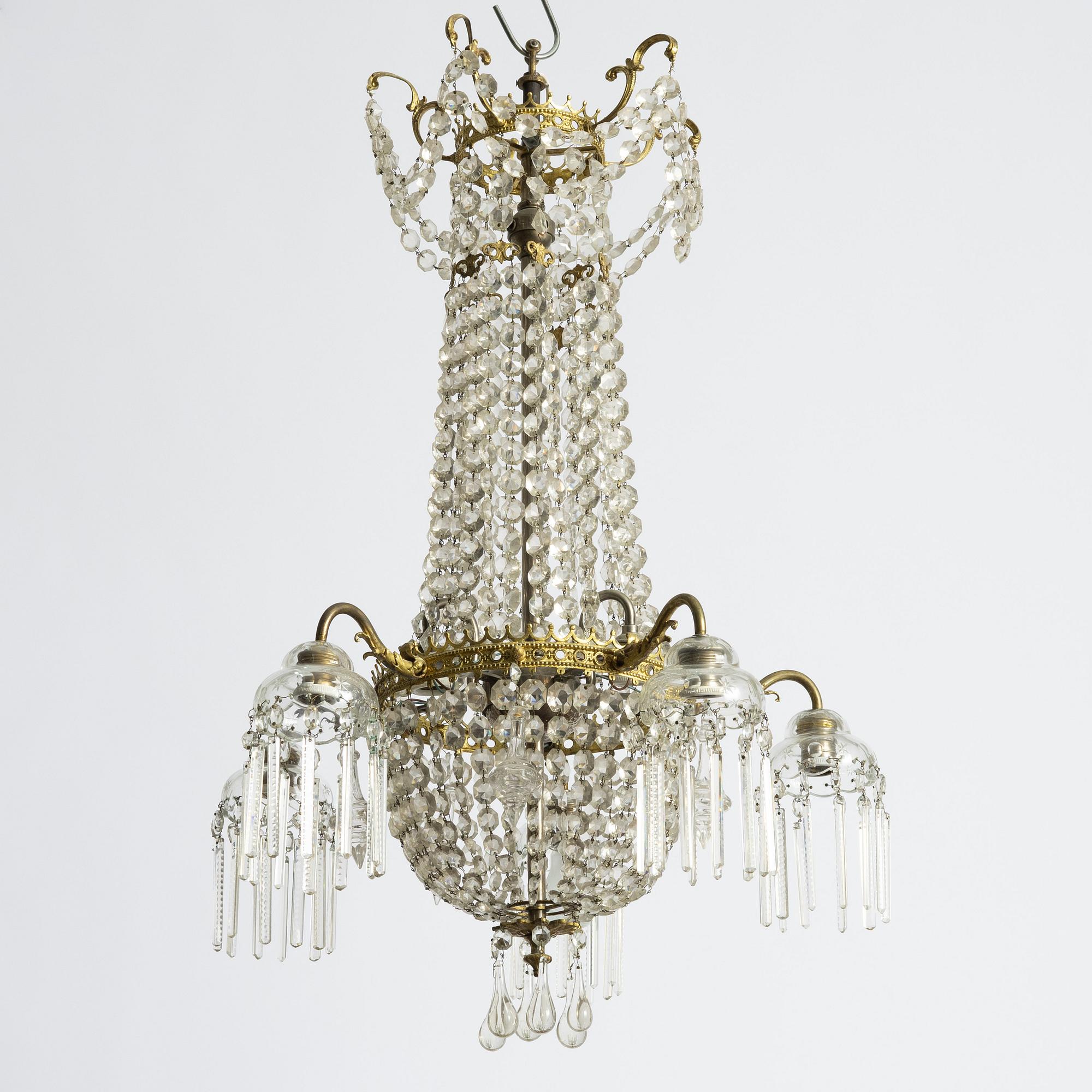 Chandelier, late 19th century.