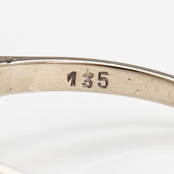 An 18K white gold ring with diamonds ca. 1.40 ct in total. Import marked Tilllander, Helsinki 1990s.