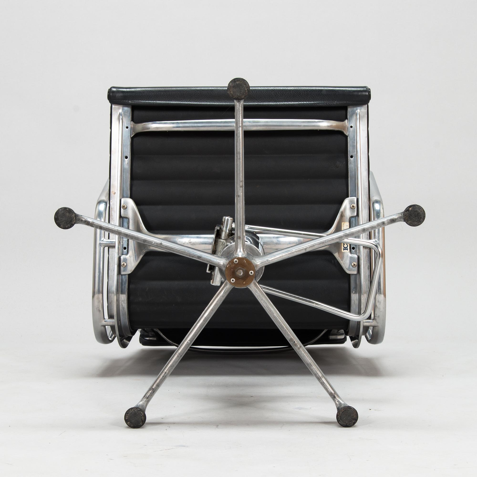 Charles and Ray Eames, armchair, EA 118 for ICF, converted into a hairdressing chair 2000s.