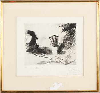 Evert Lundquist · EVERT LUNDQUIST, etsning, signerad, numrerad 10/50.