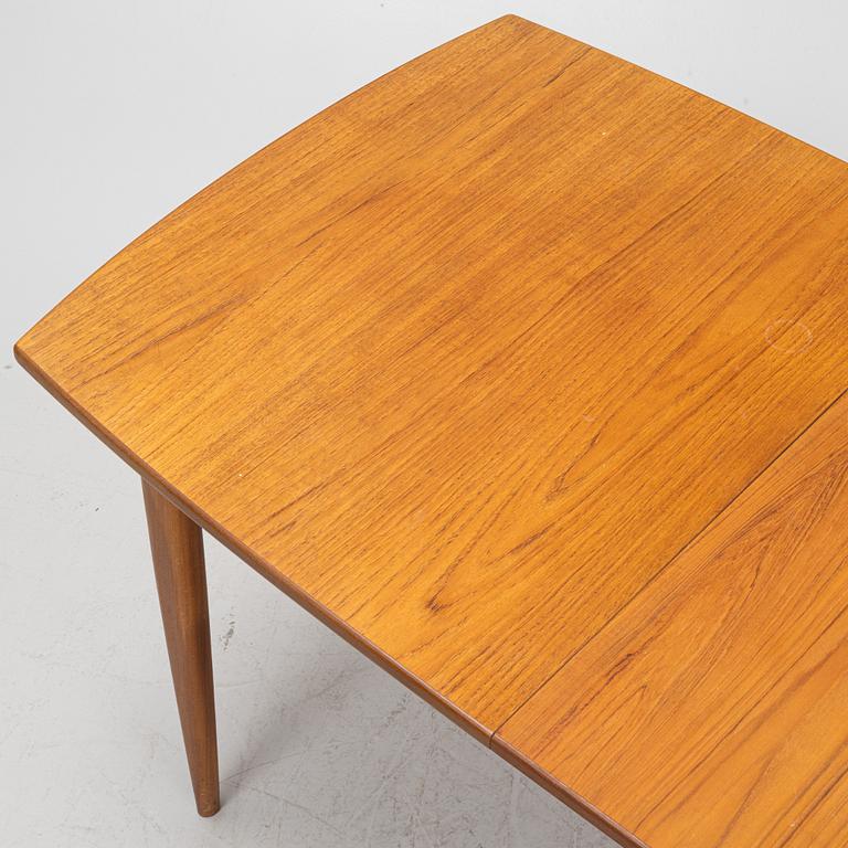 Svante Skogh, matbord samt stolar 4 st Rosetto-serien Abra Möbler 1960-tal.