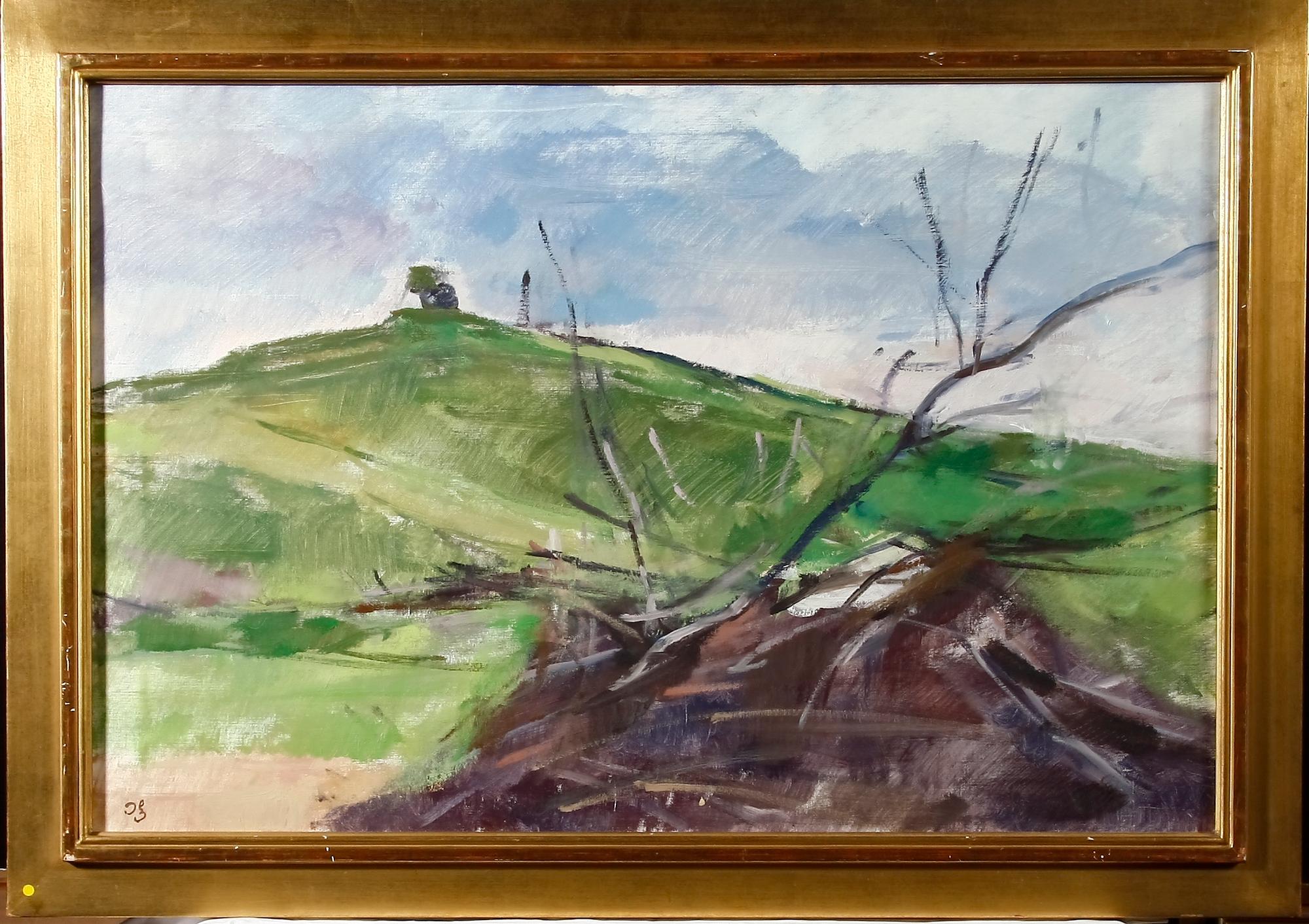 ZUHR, HUGO, olja på duk, monogramsign.