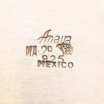 Tray, sterling silver, Mexico.