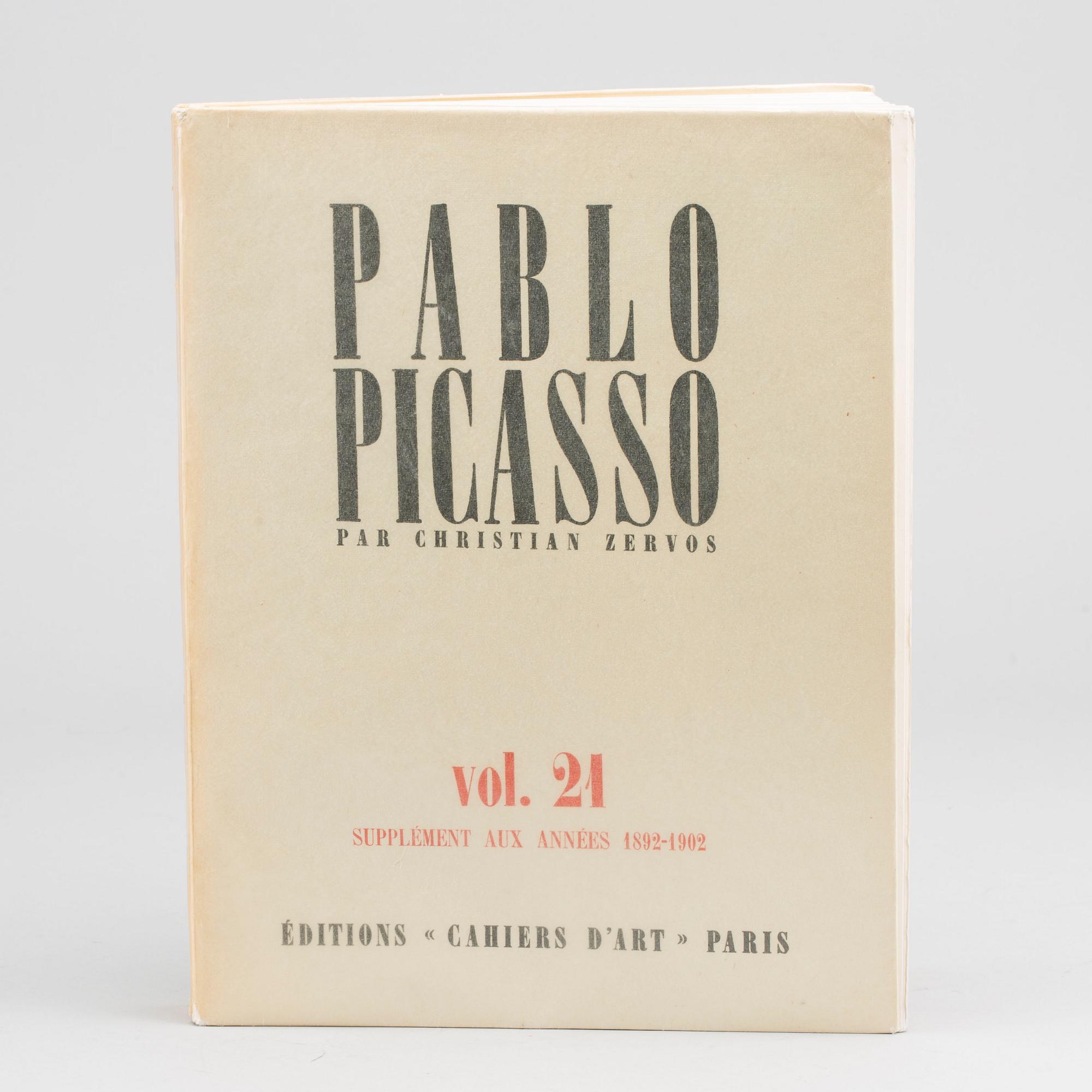 Christian Zervos, "Pablo Picasso vol 21. Supplément aux années 1892-1902 ", Edition Cahier d'Art, Paris 1969.