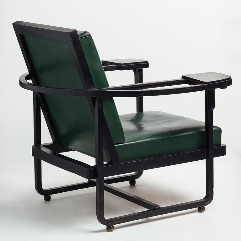 Carl Bergsten, an armchair, by Gemla Leksaksfabrik Diö, for the exhibition in Norrköping Sweden 1906.