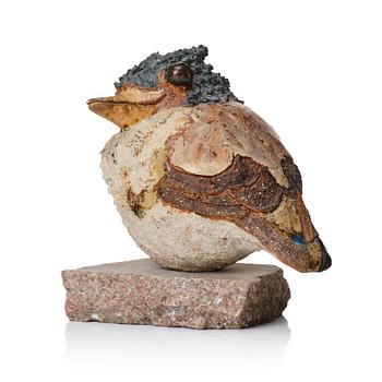 115. Tyra Lundgren, a stoneware sculpture of a bird, own workshop, 1978.