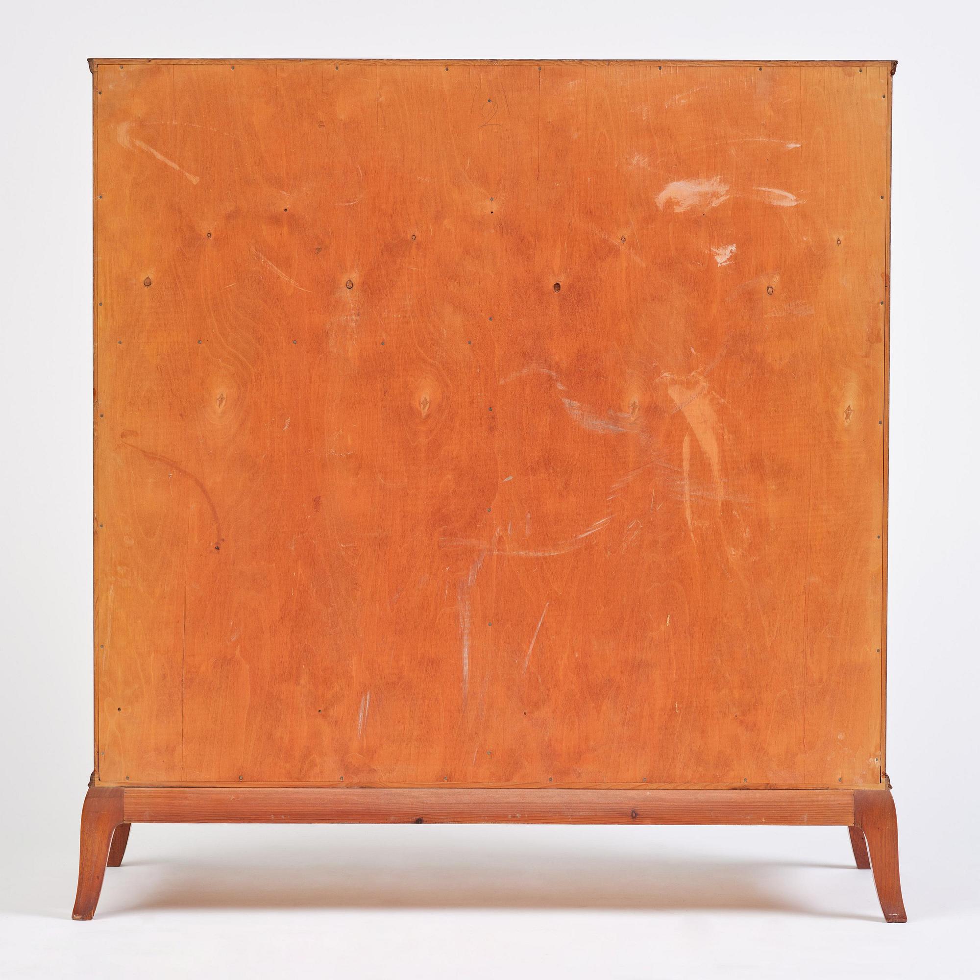Erik Chambert, a unique cabinet, Chamberts Möbelfabrik, Norrköping, 1952.