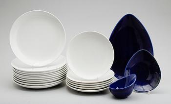 SERVISPORSLIN, 16 del, porslin, Blå Eld, Rörstrand.