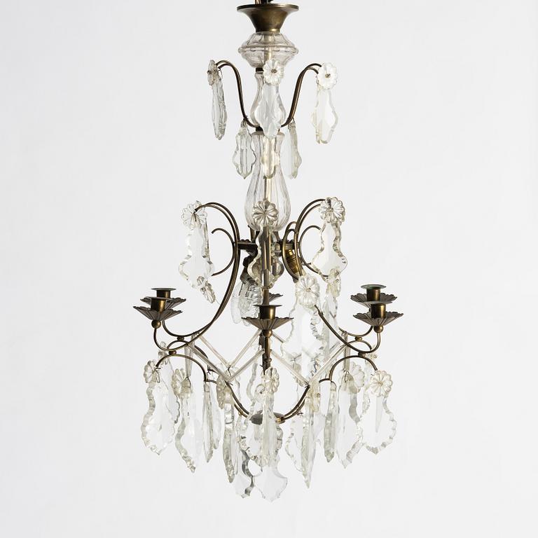 Chandelier, Rococo style, early 20th century.