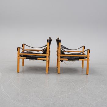 a pair of 'Sirocco' easy chairs, Arne Norell Möbel AB, Aneby, Sweden.