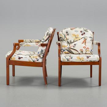 KARMSTOLAR, ett par, 1900-talets slut.