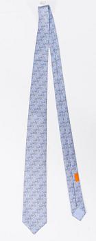 HERMÈS Two Twill Silk Ties.