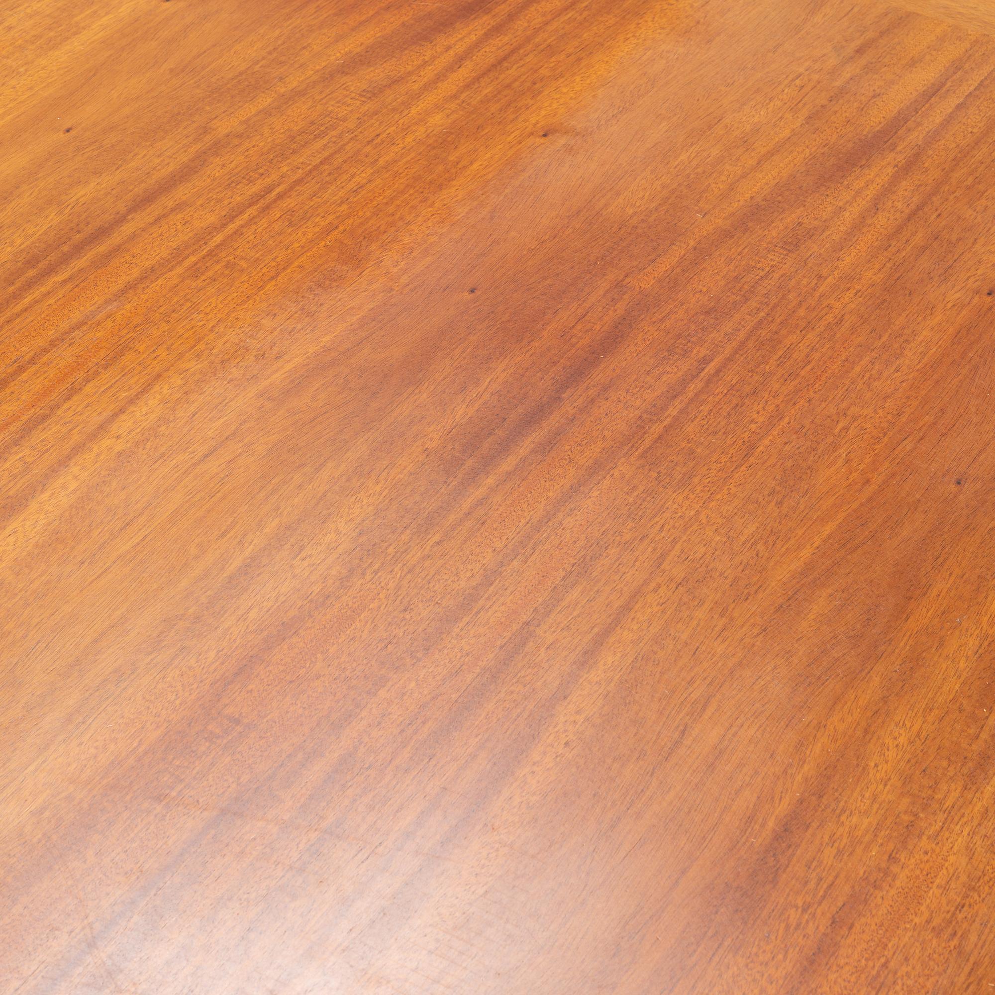 Christian Hvidt, a mahogany desk, Denmark, mid 20th century.