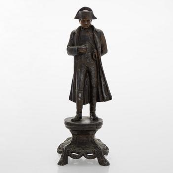 A 20th century patinated white metal sculpture.