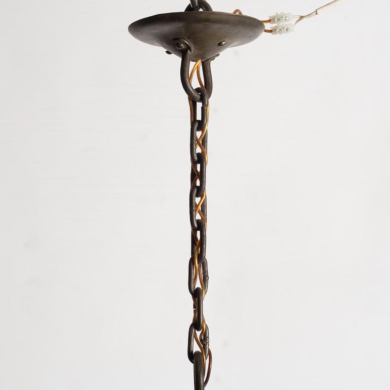 Ceiling lamp, Jugend, early 20th century.