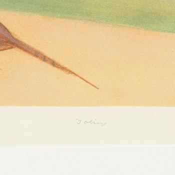Einar Jolin, lithograph in colours, signed 71/360.