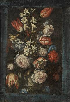 Italian school, 16th/17th century, Flower still life.