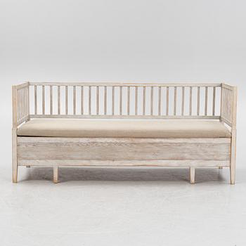 A Gustavian style sofa, first half of the 20th Century.