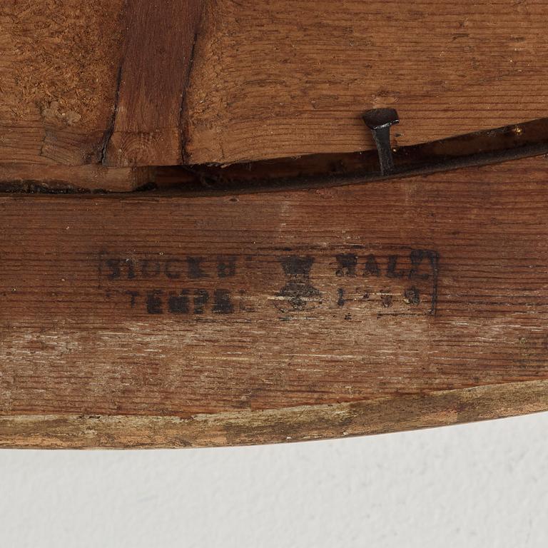 SPEGELLAMPETTER, för två ljus, ett par, av Johan Åkerblad (mästare i Stockholm 1758-1799), gustavianska.