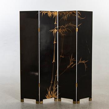 A Japanese folding screen later part of the 20th century.