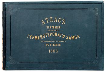247. KANSIO. Hermeister linnan piirustuksia.