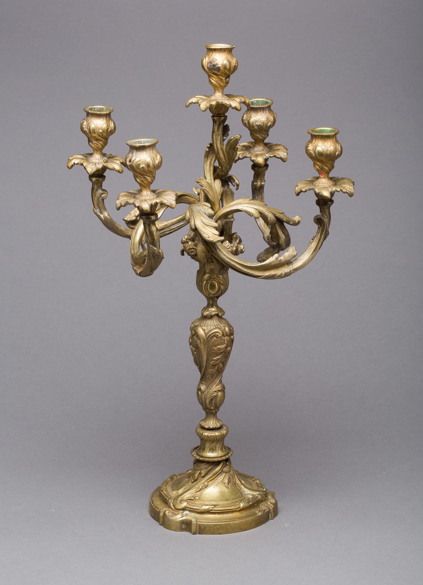 KANDELABER, Louis XV-stil.