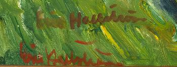 ERIC HALLSTRÖM, oil on canvas, signed.