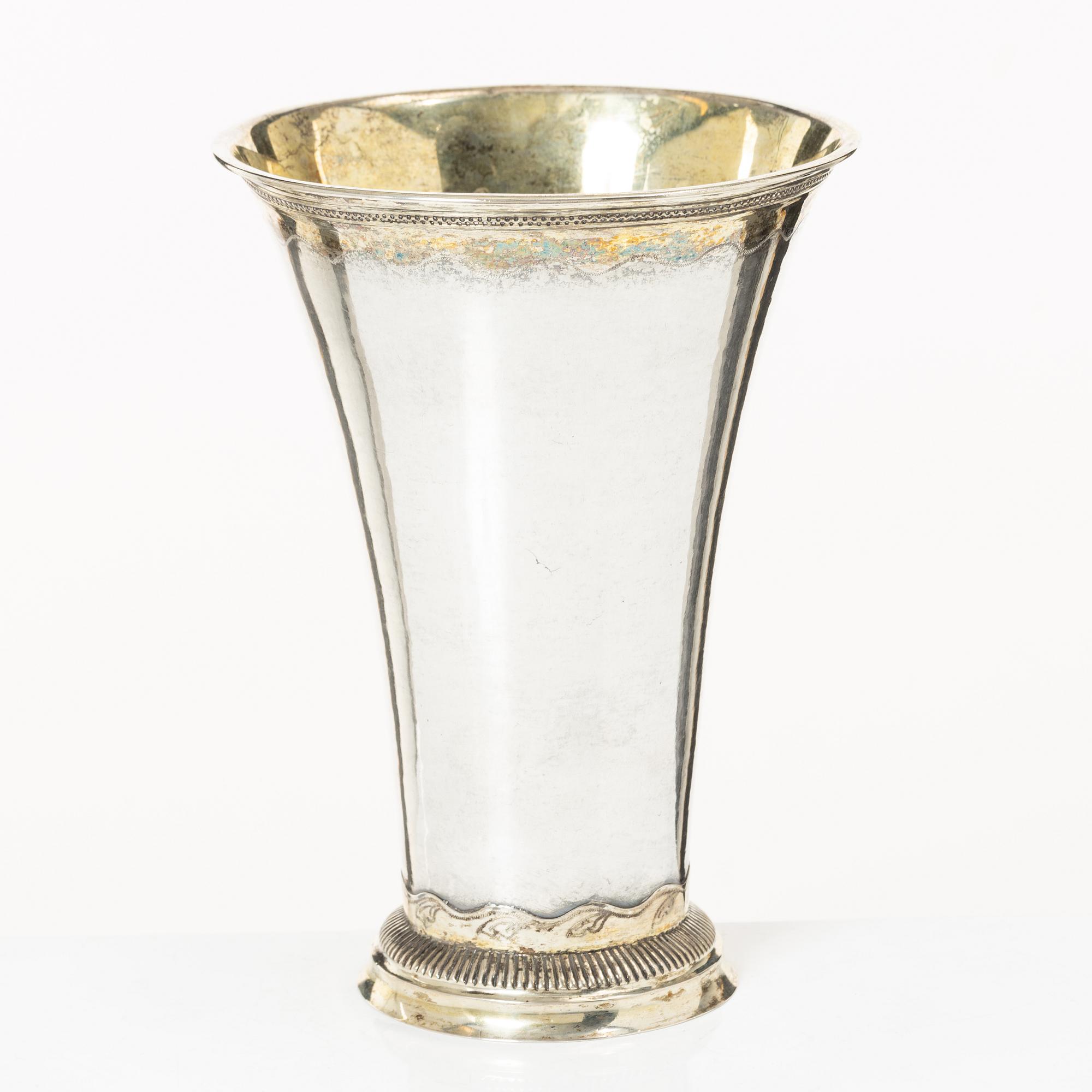 Petter Gillberg, bägare, silver, Varberg 1790.