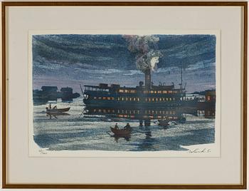 Roland Svensson, lithograph in colours, signed 6/360.