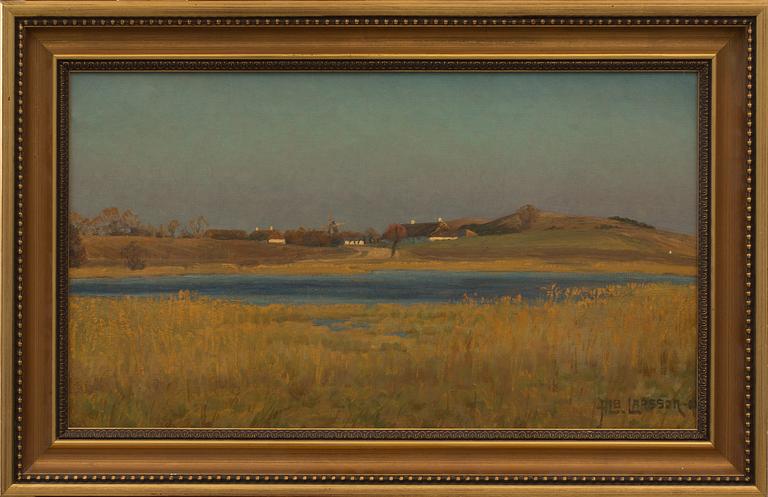 ALBERT LARSSON, olja på duk, signerad och daterad 1907.