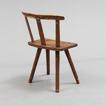 A 18th/19th century wooden chair.