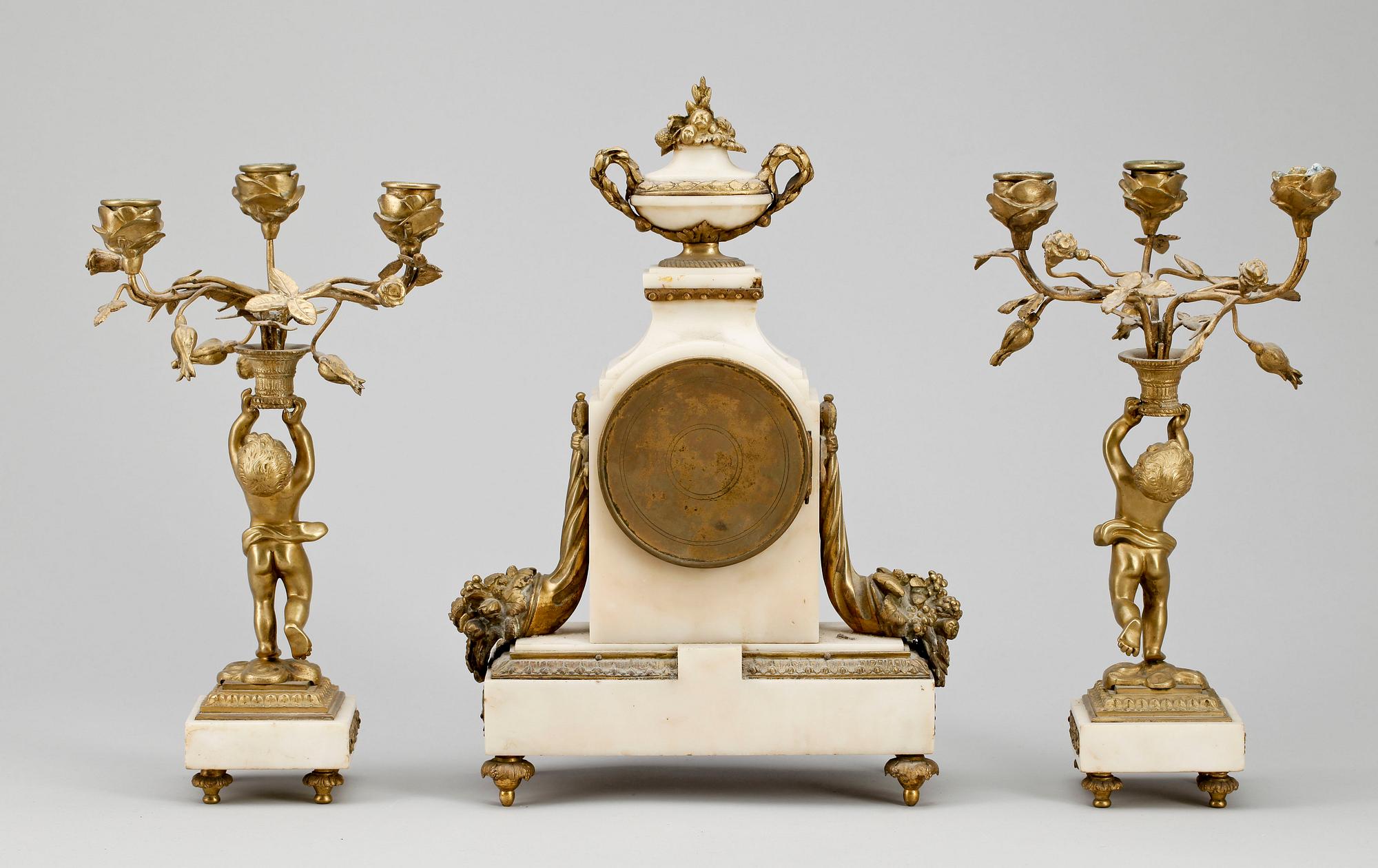 BORDSGARNITYR, 3 delar, 1800-talets andra hälft.