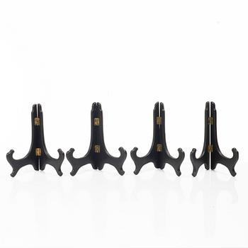 A group lot of 13 Chinese wooden stands, 20th century.