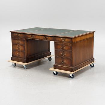 A 20th century Bevan Funnell Ltd Reprodux desk, England.