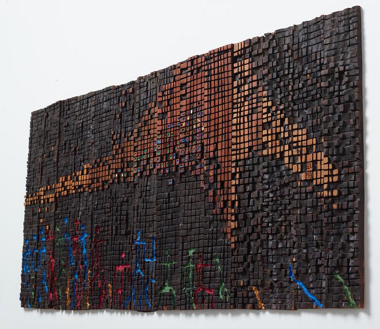 El Anatsui, "Migrants and illusion".