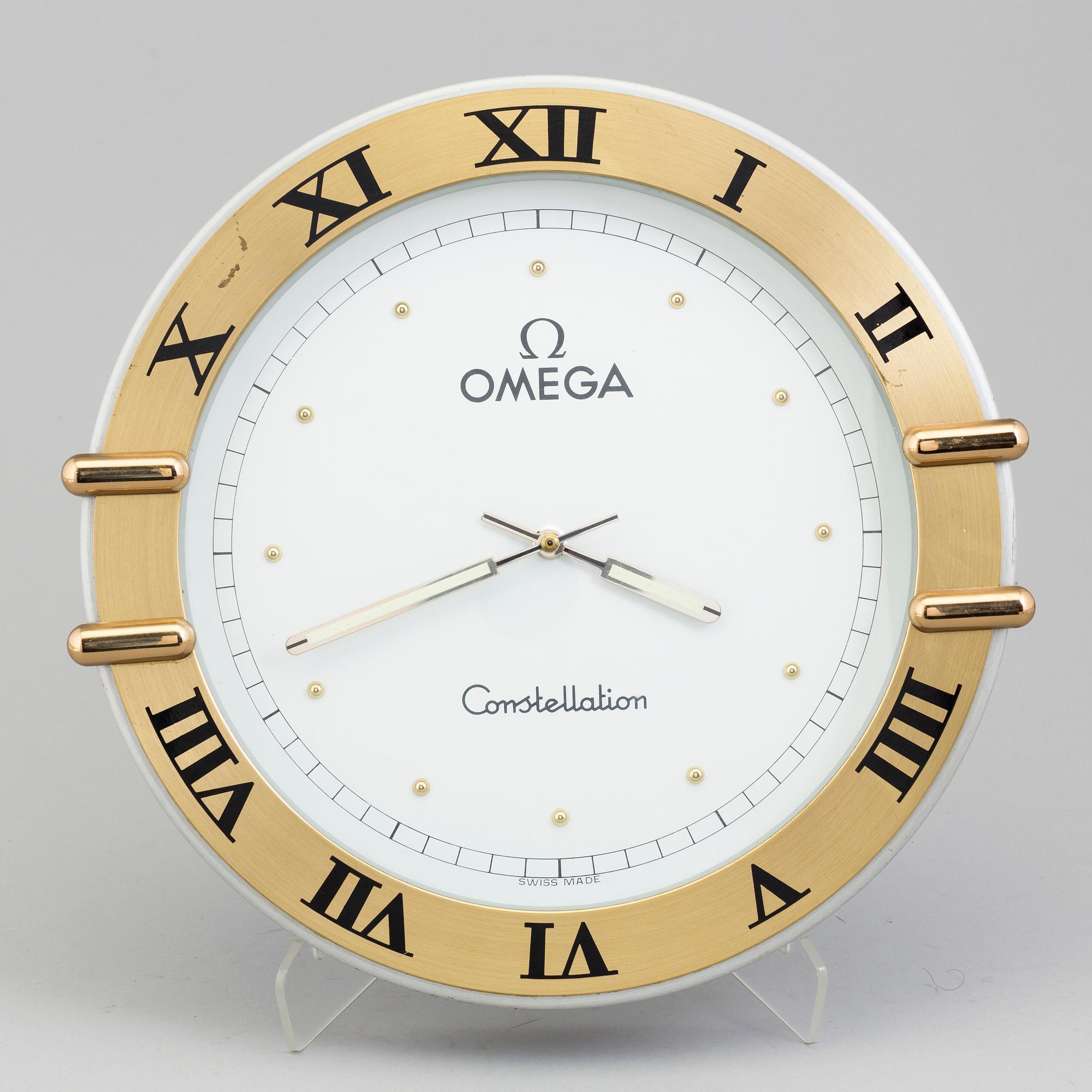 OMEGA Constellation wall clock 350 mm Bukowskis